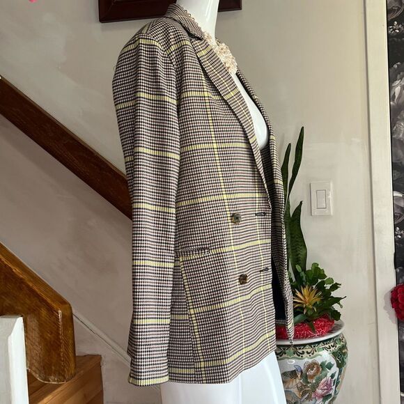 SCOTCH AND SODA
Maison Scotch Longer-Length Checked Double-Breasted Blazer - Picture 8 of 9